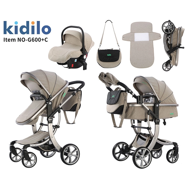 car seat and stroller