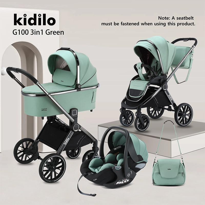 3-in-1 stroller with car seat