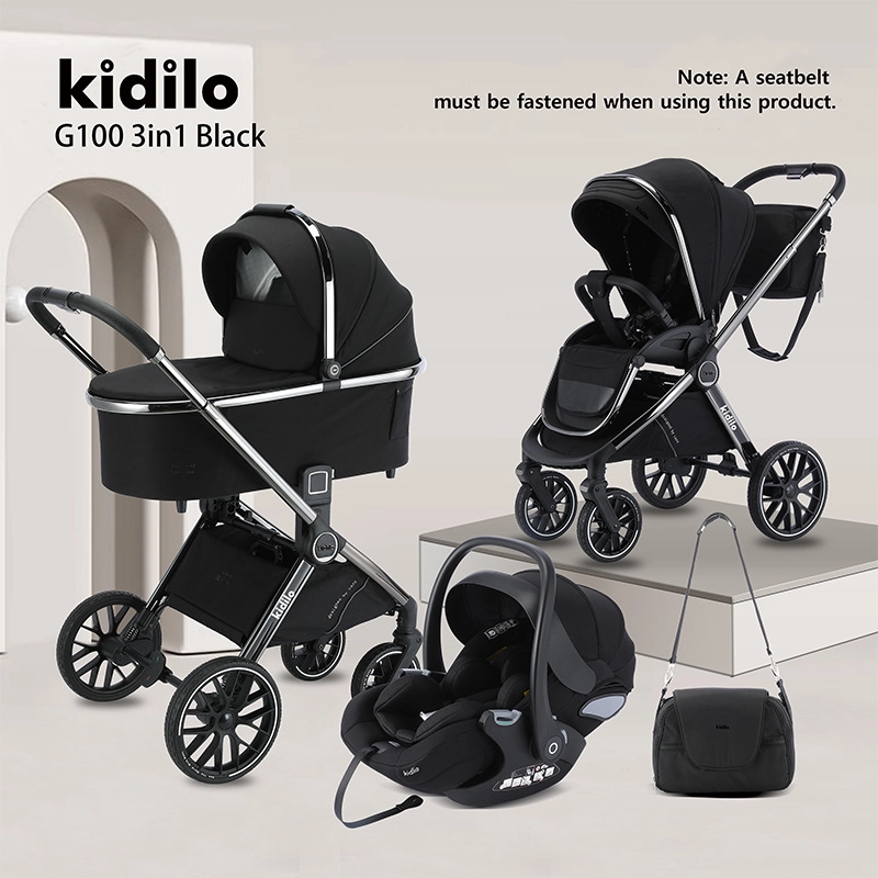 3-in-1 stroller with car seat