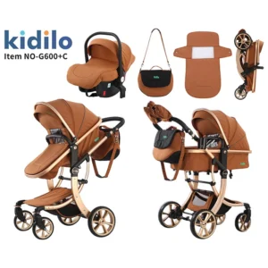 car seat and stroller